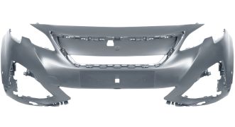 PARE-CHOCS PEUGEOT 3008 2017-2021 AVANT / MODÈLE PHARES HALOGÈNES / 2 CAPTEURS / AVEC PARK ASSIST / AVEC APPRET