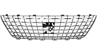 GRILLE PEUGEOT 5008 2016-2021 FACE AVANT / MODÈLE PHARES LED GT-LINE / CHROMÉS / AVEC TROU CAMÉRA