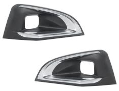 KIT COUVRE GRILLE PEUGEOT 5008 2016-2021 PARE-CHOCS AVANT / MODÈLE PHARES LED GT-LINE / AVEC TROUS ANTIBROUILLARDS / GAUCHE+DROIT