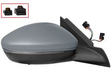 RÉTROVISEUR OPEL CORSA F 2019-2023 ÉLÉCTRIQUE / CHAUFFANT / FEU CLIGNOTANT / FEU DE SOL / RABATTABLE ÉLÉCTRIQUEMENT / AVEC SONDE / AVEC APPRET / DROIT