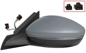 RÉTROVISEUR OPEL CORSA F 2019-2023 ÉLÉCTRIQUE / CHAUFFANT / FEU CLIGNOTANT / FEU DE SOL / RABATTABLE ÉLÉCTRIQUEMENT / SIDE ASSIST / AVEC APPRET / GAUCHE