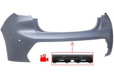 PARE-CHOCS PEUGEOT 208 2019-2023 ARRIÈRE / SUPÉRIEUR / AVEC 4 CAPTEUR / AVEC CAMÉRA