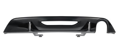 SPOILER PEUGEOT 208 2019-> PARE-CHOCS ARRIÈRE / ÉCHAPPEMENT SIMPLE / NOIR BRILLANT