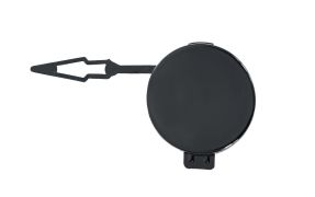 COUVRE CROCHET PEUGEOT 208 2019-2023 PARE-CHOCS ARRIÈRE / NOIR BRILLANT