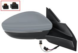 RÉTROVISEUR PEUGEOT 2008 2019-> ÉLÉCTRIQUE / CHAUFFANT / FEU CLIGNOTANT / FEU DE SOL / RABATTABLE ÉLÉCTRIQUEMENT / AVEC SONDE / AVEC APPRET / DROIT