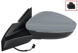 RÉTROVISEUR PEUGEOT 2008 2019-> ÉLÉCTRIQUE / CHAUFFANT / FEU CLIGNOTANT / FEU DE SOL / RABATTABLE ÉLÉCTRIQUEMENT / AVEC APPRET / GAUCHE