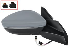 RÉTROVISEUR PEUGEOT 2008 2019-> ÉLÉCTRIQUE / CHAUFFANT / FEU CLIGNOTANT / FEU DE SOL / RABATTABLE ÉLÉCTRIQUEMENT / SIDE ASSIST / AVEC SONDE / AVEC APPRET / DROIT