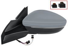 RÉTROVISEUR PEUGEOT 2008 2019-> ÉLÉCTRIQUE / CHAUFFANT / FEU CLIGNOTANT / FEU DE SOL / RABATTABLE ÉLÉCTRIQUEMENT / SIDE ASSIST / AVEC APPRET / GAUCHE