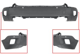 PARE-CHOCS PEUGEOT 2008 2019-> ARRIÈRE / AVEC 4 CAPTEUR / AVEC PARK ASSIST