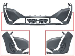 PARE-CHOCS PEUGEOT 308 2021-> AVANT / AVEC TROUS MOULURE / AVEC APPRET
