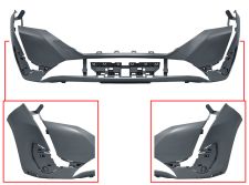 PARE-CHOCS PEUGEOT 308 2021-> AVANT / AVEC TROUS MOULURE / AVEC APPRET