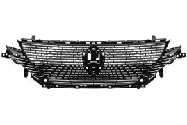 GRILLE PEUGEOT 308 2021-> FACE AVANT / NOIRE BRILLANT / AVEC BORDS CHROMES / AVEC CAPTEUR / AVEC CAMÉRA