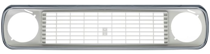 GRILLE RENAULT 4L 1962-1993 FACE AVANT / MODERNE / GRIS