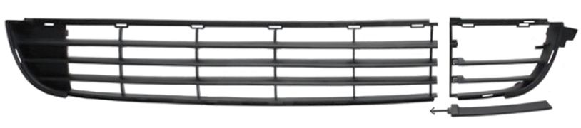 GRILLE RENAULT CLIO 2004-2006 PARE-CHOCS AVANT / INFÉRIEURE