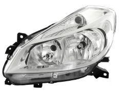 PHARE AVANT RENAULT CLIO 2005-2009 BASE CHROMÉE / GAUCHE