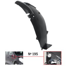 PARE-BOUE RENAULT CLIO 2005-2009 MODÈLE 195 / PARTIE AVANT / AVANT DROIT