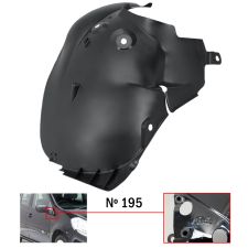 PARE-BOUE RENAULT CLIO 2005-2009 MODÈLE 195 / PARTIE ARRIÈRE / AVANT GAUCHE