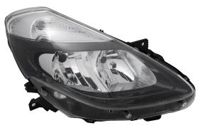 PHARE AVANT RENAULT CLIO 2009-2013 BASE FONCÉE / LAMPES H7+H7 / DROIT