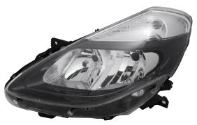 PHARE AVANT RENAULT CLIO 3 PHASE 2 2009-2012 BASE FONCÉE / LAMPES H7+H7 / GAUCHE