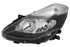 PHARE AVANT RENAULT CLIO 2009-2013 BASE FONCÉE / LAMPES H7+H7 / GAUCHE