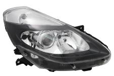 PHARE AVANT RENAULT CLIO 2009-2013 BASE FONCÉE / LAMPES H1+H7+H7 / DROIT
