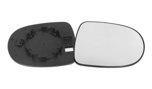 VERRE DE RÉTROVISEUR RENAULT CLIO 2009-2013 AVEC SUPPORT / CONVEXE / DROIT