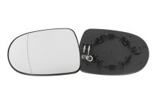 VERRE DE RÉTROVISEUR RENAULT MODUS 2008-2014 AVEC SUPPORT / CHAUFFANT / ASPHÉRIQUE / GAUCHE