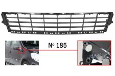 GRILLE RENAULT CLIO 2009-2013 PARE-CHOCS AVANT / MODÈLE 185