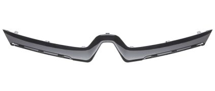 MOULURE GRILLE RENAULT CLIO 2013-2016 FACE AVANT / SUPÉRIEURE / NOIRE BRILLANTE 