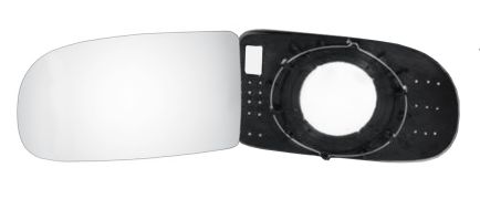 VERRE DE RÉTROVISEUR RENAULT ESPACE 1990-1996 AVEC SUPPORT / CONVEXE / GAUCHE