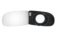 VERRE DE RÉTROVISEUR RENAULT ESPACE 1990-1996 AVEC SUPPORT / CHAUFFANT / CONVEXE / GAUCHE
