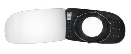 VERRE DE RÉTROVISEUR RENAULT ESPACE 1990-1996 AVEC SUPPORT / CHAUFFANT / CONVEXE / GAUCHE