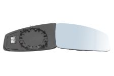VERRE DE RÉTROVISEUR RENAULT ESPACE 2002-2006 AVEC SUPPORT / CHAUFFANT / CONVEXE / BLEU / DROIT