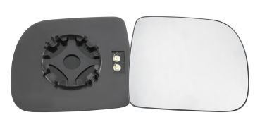 VERRE DE RÉTROVISEUR RENAULT KANGOO 1998-2001 AVEC SUPPORT / CHAUFFANT / CONVEXE / DROIT