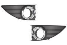 GRILLES RENAULT FLUENCE 2009-2013 PARE-CHOCS AVANT / AVEC ANTIBROUILLARDS / CHROMÉE / KIT / GAUCHE+DROITE