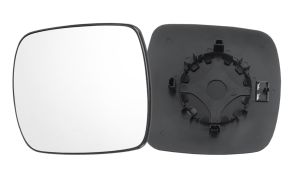 VERRE DE RÉTROVISEUR RENAULT KANGOO 2007-2013 AVEC SUPPORT / CHAUFFANT / CONVEXE REVERSIBLE