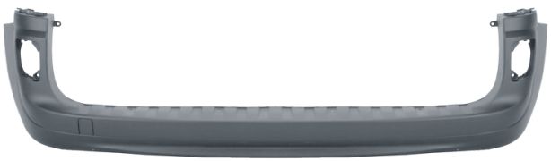 PARE-CHOCS RENAULT KANGOO 2007-2013 ARRIÈRE / AVEC MOULURES / AVEC APPRET