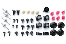 JEUX FIXATIONS PARE-CHOC RENAULT KANGOO 2007-2013 ARRIÈRE / COMPLET