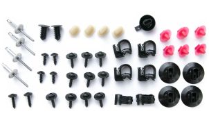 JEUX FIXATIONS PARE-CHOC RENAULT KANGOO 2007-2013 ARRIÈRE / COMPLET