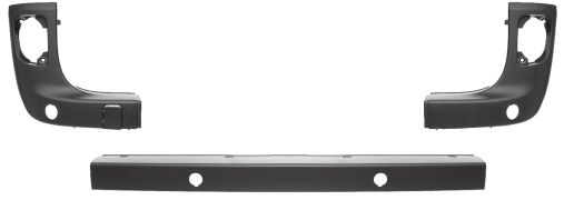 MOULURES RENAULT KANGOO 2007-2013 PARE-CHOCS ARRIÈRE / AVEC CAPTEUR / KIT / GAUCHE+DROITE+CENTRALE