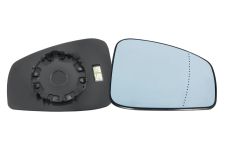 VERRE DE RÉTROVISEUR RENAULT LAGUNA 2007-2011 AVEC SUPPORT / CHAUFFANT / CONVEXE / BLEU / DROIT