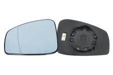 VERRE DE RÉTROVISEUR RENAULT LAGUNA 2007-2011 AVEC SUPPORT / CHAUFFANT / ASPHÉRIQUE / BLEU / GAUCHE