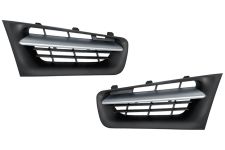GRILLES RENAULT MEGANE 2006-2008 FACE AVANT / KIT / COMPLET / ENJOLIVEUR ARGENT