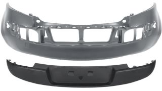 PARE-CHOCS RENAULT MEGANE 2006-2008 ARRIÈRE / 3/5 / AVEC MOULURES / AVEC APPRET