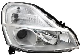 PHARE RENAULT GRAND MODUS 2008-2014 LAMPES H1+H1+H1 / AVEC LOUPE / DROIT