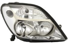 PHARE AVANT RENAULT SCENIC 1999-2002 BASE CHROMÉE / DROIT