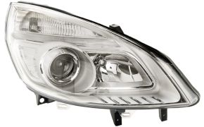 PHARE AVANT RENAULT SCENIC 2006-2009 BASE CHROMÉE / DROIT