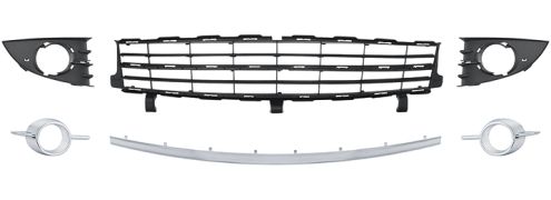 GRILLES RENAULT SCENIC 2006-2009 PARE-CHOCS AVANT / KIT / ENJOLIVEUR CHROMÉ