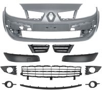 PARE-CHOCS RENAULT SCENIC 2006-2009 AVANT / COMPLET / 10 PIÈCES / AVEC APPRET