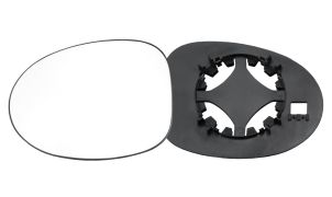 VERRE DE RÉTROVISEUR RENAULT TWINGO 1996-1998 AVEC SUPPORT / CONVEXE GAUCHE